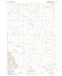 Whitehorse Butte Oregon Historical topographic map, 1:24000 scale, 7.5 X 7.5 Minute, Year 1980