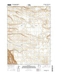 Whitehorse Butte Oregon Current topographic map, 1:24000 scale, 7.5 X 7.5 Minute, Year 2014