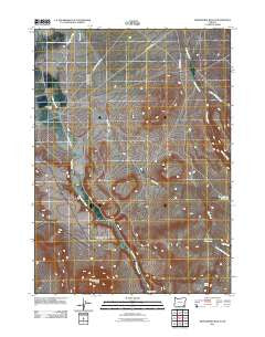 Whitehorse Ranch Oregon Historical topographic map, 1:24000 scale, 7.5 X 7.5 Minute, Year 2011