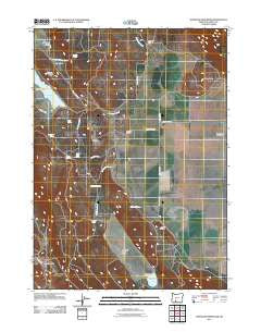 Whiteline Reservoir Oregon Historical topographic map, 1:24000 scale, 7.5 X 7.5 Minute, Year 2011