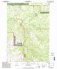 Whitetail Butte Oregon Historical topographic map, 1:24000 scale, 7.5 X 7.5 Minute, Year 1995