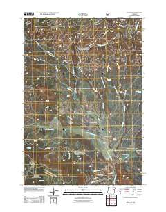 Whitney Oregon Historical topographic map, 1:24000 scale, 7.5 X 7.5 Minute, Year 2011