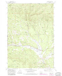Whitney Oregon Historical topographic map, 1:24000 scale, 7.5 X 7.5 Minute, Year 1972
