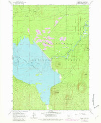 Wickiup Dam Oregon Historical topographic map, 1:24000 scale, 7.5 X 7.5 Minute, Year 1963