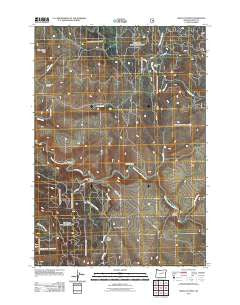 Wildcat Point Oregon Historical topographic map, 1:24000 scale, 7.5 X 7.5 Minute, Year 2011
