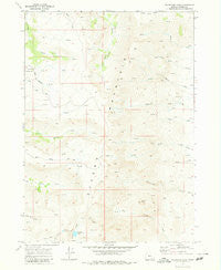 Wildhorse Lake Oregon Historical topographic map, 1:24000 scale, 7.5 X 7.5 Minute, Year 1968