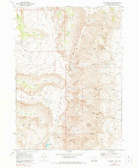 Wildhorse Lake Oregon Historical topographic map, 1:24000 scale, 7.5 X 7.5 Minute, Year 1968