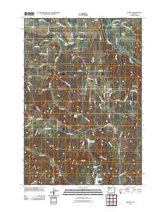 Wilhoit Oregon Historical topographic map, 1:24000 scale, 7.5 X 7.5 Minute, Year 2011