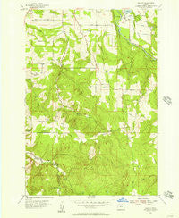 Wilhoit Oregon Historical topographic map, 1:24000 scale, 7.5 X 7.5 Minute, Year 1955