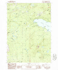 Willamette Pass Oregon Historical topographic map, 1:24000 scale, 7.5 X 7.5 Minute, Year 1986