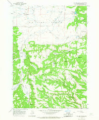 Williams Prairie Oregon Historical topographic map, 1:24000 scale, 7.5 X 7.5 Minute, Year 1965