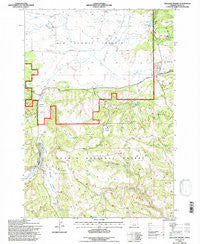 Williams Prairie Oregon Historical topographic map, 1:24000 scale, 7.5 X 7.5 Minute, Year 1992
