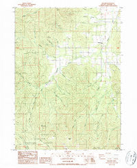 Williams Oregon Historical topographic map, 1:24000 scale, 7.5 X 7.5 Minute, Year 1986
