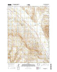 Willowcreek Oregon Current topographic map, 1:24000 scale, 7.5 X 7.5 Minute, Year 2014