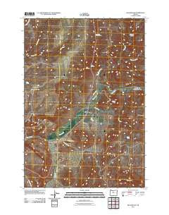 Willowdale Oregon Historical topographic map, 1:24000 scale, 7.5 X 7.5 Minute, Year 2011