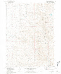 Windy Point Oregon Historical topographic map, 1:24000 scale, 7.5 X 7.5 Minute, Year 1980