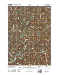 Windy Peak Oregon Historical topographic map, 1:24000 scale, 7.5 X 7.5 Minute, Year 2011