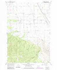 Wingville Oregon Historical topographic map, 1:24000 scale, 7.5 X 7.5 Minute, Year 1967