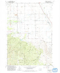 Wingville Oregon Historical topographic map, 1:24000 scale, 7.5 X 7.5 Minute, Year 1993