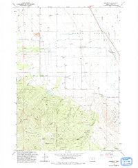 Wingville Oregon Historical topographic map, 1:24000 scale, 7.5 X 7.5 Minute, Year 1993