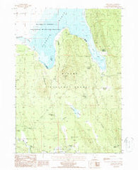 Wocus Bay Oregon Historical topographic map, 1:24000 scale, 7.5 X 7.5 Minute, Year 1988