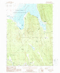 Wocus Bay Oregon Historical topographic map, 1:24000 scale, 7.5 X 7.5 Minute, Year 1988