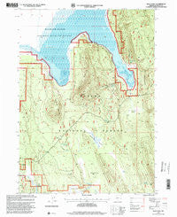 Wocus Bay Oregon Historical topographic map, 1:24000 scale, 7.5 X 7.5 Minute, Year 1998
