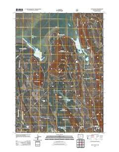 Wocus Bay Oregon Historical topographic map, 1:24000 scale, 7.5 X 7.5 Minute, Year 2011
