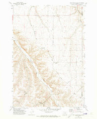 Wolf Hollow Falls Oregon Historical topographic map, 1:24000 scale, 7.5 X 7.5 Minute, Year 1970