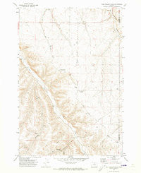 Wolf Hollow Falls Oregon Historical topographic map, 1:24000 scale, 7.5 X 7.5 Minute, Year 1970