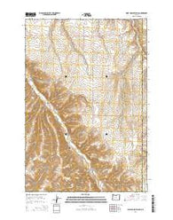 Wolf Hollow Falls Oregon Current topographic map, 1:24000 scale, 7.5 X 7.5 Minute, Year 2014