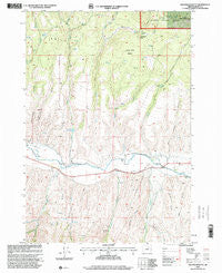 Wolfinger Butte Oregon Historical topographic map, 1:24000 scale, 7.5 X 7.5 Minute, Year 1998
