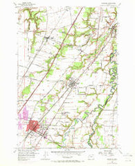 Woodburn Oregon Historical topographic map, 1:24000 scale, 7.5 X 7.5 Minute, Year 1956