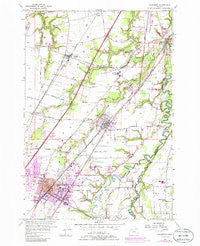 Woodburn Oregon Historical topographic map, 1:24000 scale, 7.5 X 7.5 Minute, Year 1956