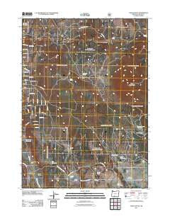 Yainax Butte Oregon Historical topographic map, 1:24000 scale, 7.5 X 7.5 Minute, Year 2011