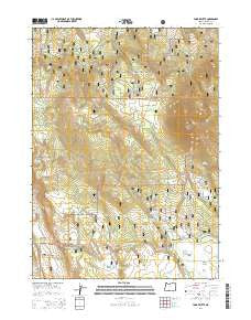 Yainax Butte Oregon Current topographic map, 1:24000 scale, 7.5 X 7.5 Minute, Year 2014