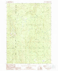 Yamsay Mountain Oregon Historical topographic map, 1:24000 scale, 7.5 X 7.5 Minute, Year 1988