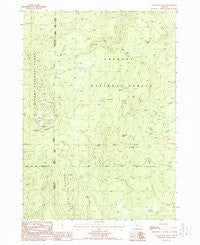 Yamsay Mountain Oregon Historical topographic map, 1:24000 scale, 7.5 X 7.5 Minute, Year 1988