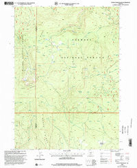 Yamsay Mountain Oregon Historical topographic map, 1:24000 scale, 7.5 X 7.5 Minute, Year 1999