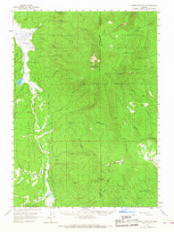 Yamsay Mountain Oregon Historical topographic map, 1:62500 scale, 15 X 15 Minute, Year 1960