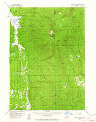 Yamsay Mountain Oregon Historical topographic map, 1:62500 scale, 15 X 15 Minute, Year 1960