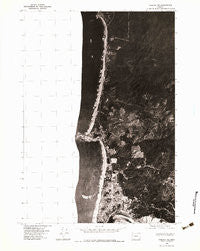 Yaquina NE Oregon Historical topographic map, 1:24000 scale, 7.5 X 7.5 Minute, Year 1975