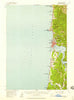 Yaquina Oregon Historical topographic map, 1:62500 scale, 15 X 15 Minute, Year 1957