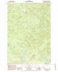 Yellowstone Mtn Oregon Historical topographic map, 1:24000 scale, 7.5 X 7.5 Minute, Year 1985