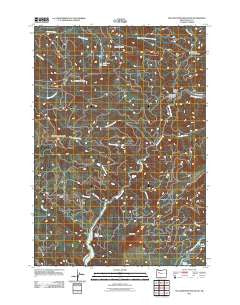 Yellowstone Mountain Oregon Historical topographic map, 1:24000 scale, 7.5 X 7.5 Minute, Year 2011