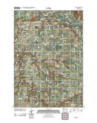 Yoder Oregon Historical topographic map, 1:24000 scale, 7.5 X 7.5 Minute, Year 2011