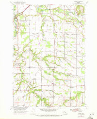 Yoder Oregon Historical topographic map, 1:24000 scale, 7.5 X 7.5 Minute, Year 1955