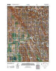 Yonna Oregon Historical topographic map, 1:24000 scale, 7.5 X 7.5 Minute, Year 2011
