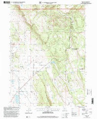 Yonna Oregon Historical topographic map, 1:24000 scale, 7.5 X 7.5 Minute, Year 1998
