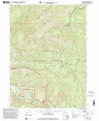 York Butte Oregon Historical topographic map, 1:24000 scale, 7.5 X 7.5 Minute, Year 1998